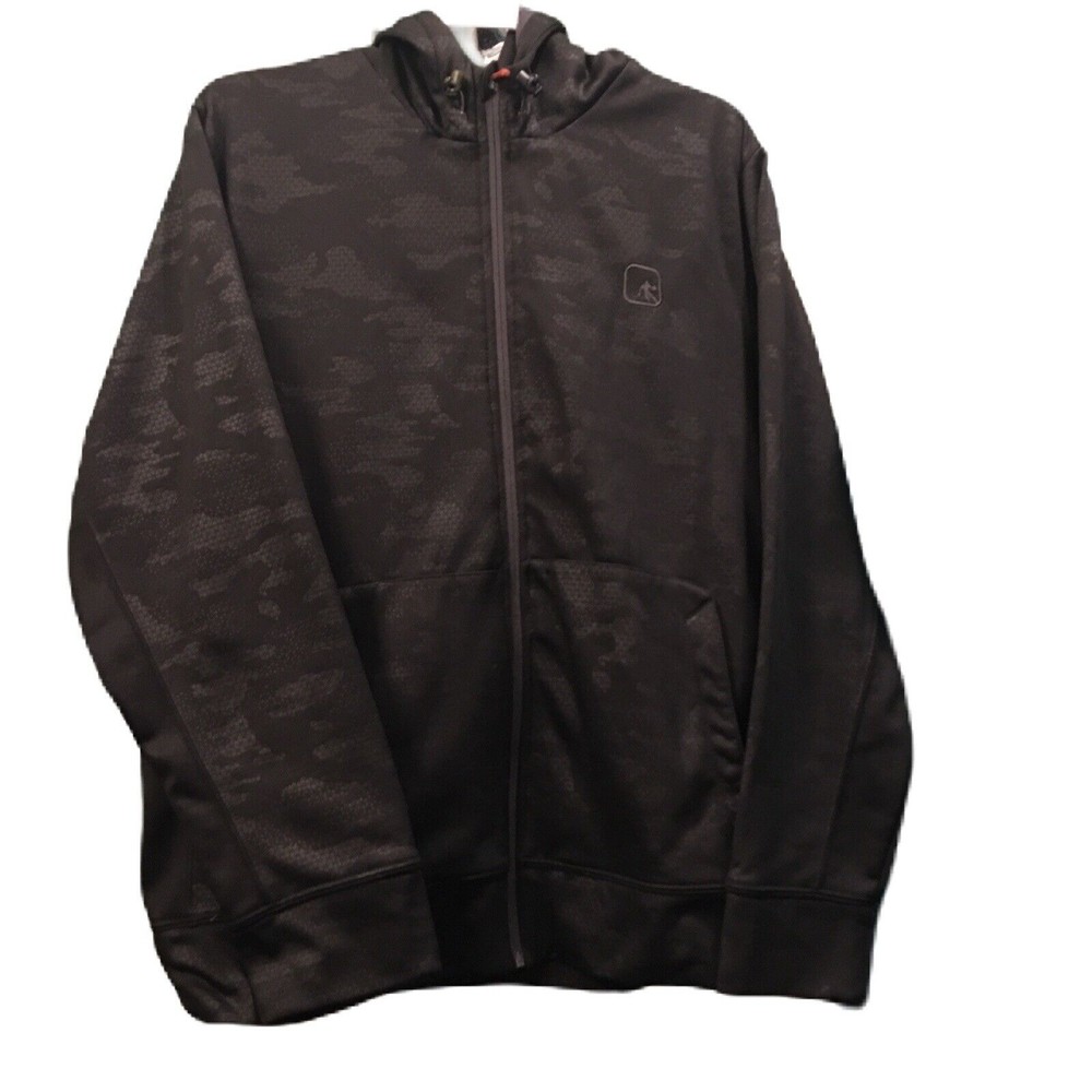 ANDI Men’s Combat Charcoal Hoodie Size L Large Heavyweight